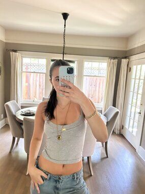 Free People Intimately Gray Cami Tank 🤍✨